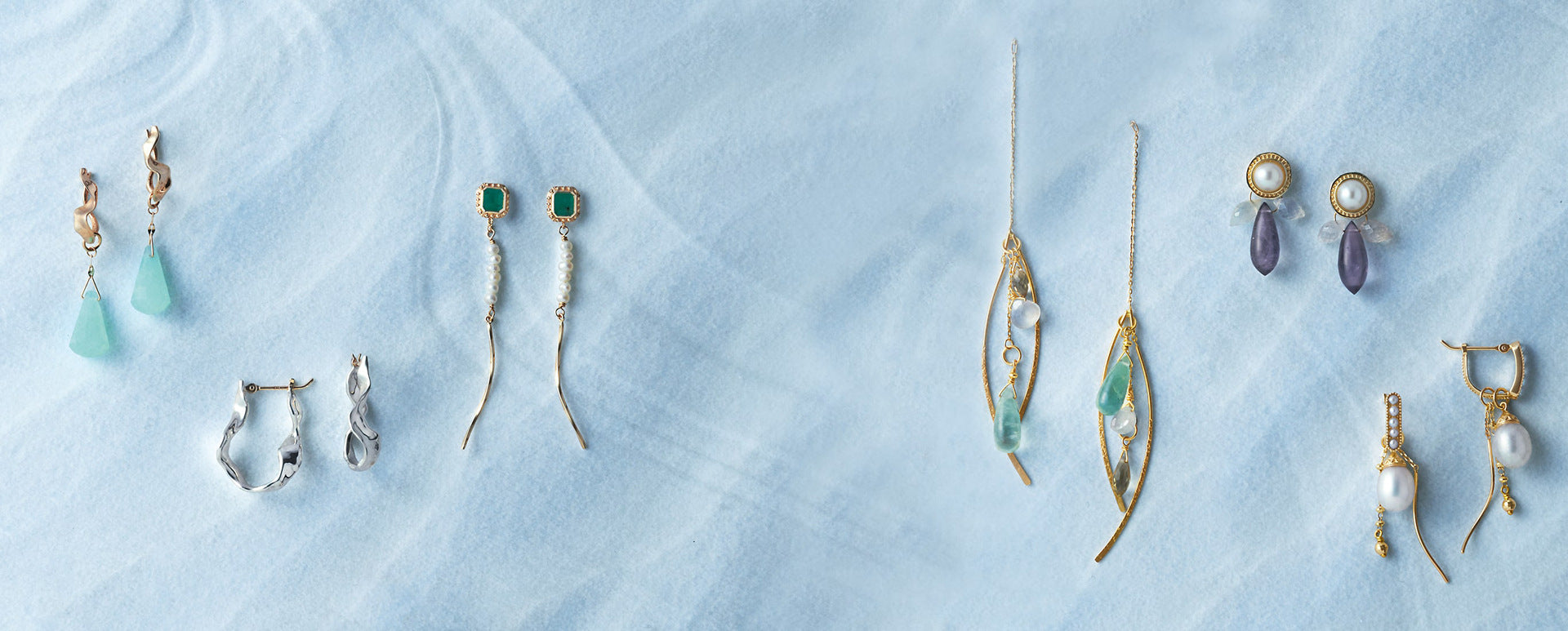 Gold-plated gemstone rings with colourful semi-precious stones — gemstone rings collection by The Gem Bee Jewellery.