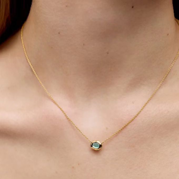 Aquamarine Glow Necklace
