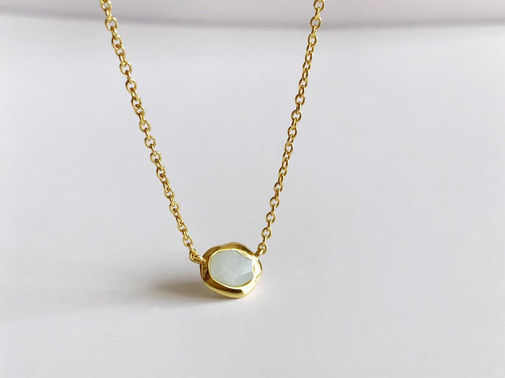 Aquamarine Glow Necklace