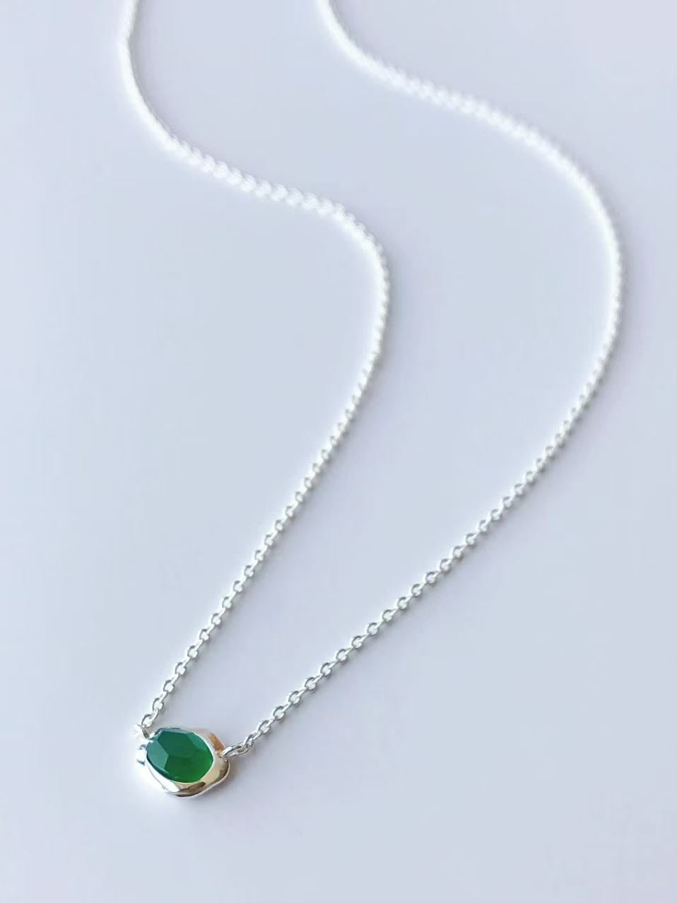 Aquamarine Glow Necklace