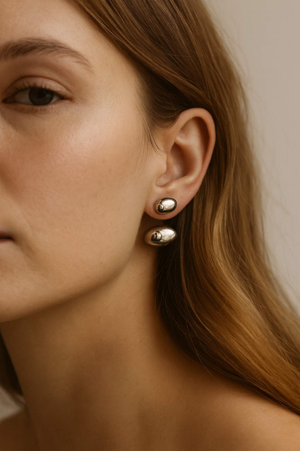 Two-Way Pebble Earrings