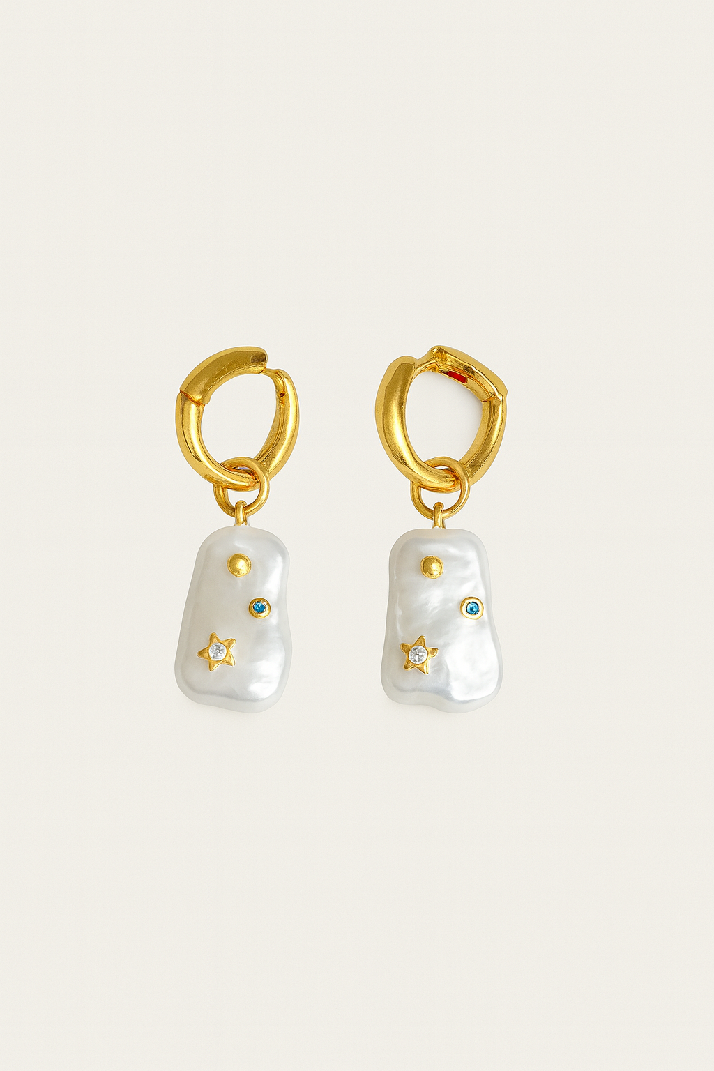 Celestial Baroque Pearl Earrings