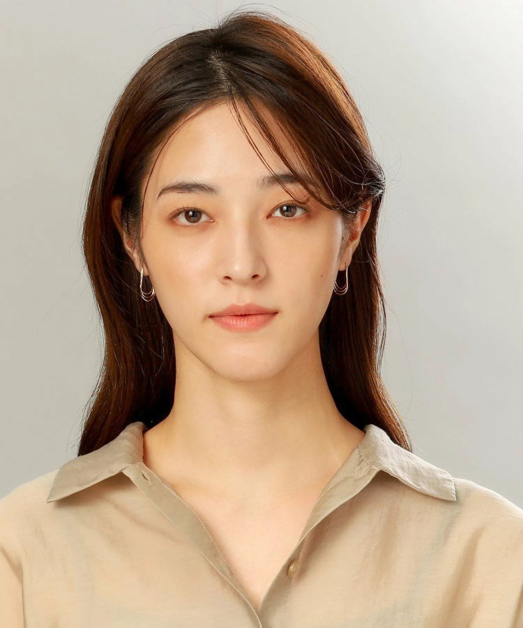 S925 Gold Plated Triple Snake Chain Earrings｜Layered Fluid Shine