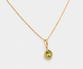 Irregular Peridot Necklace
