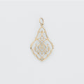 Gold pendant with intricate design from Gembee Jewellery