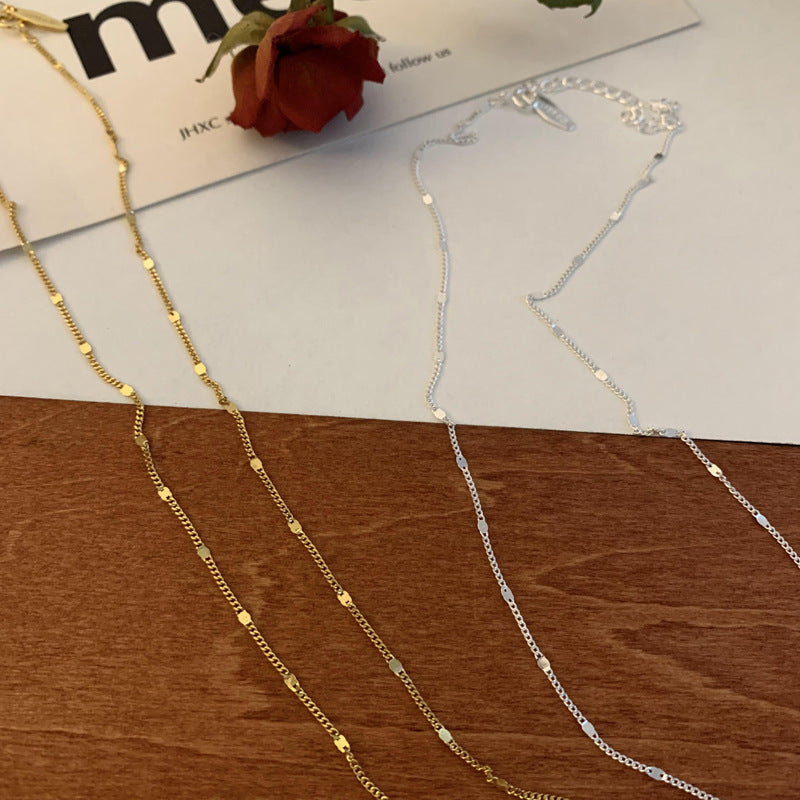 Silver Shiny Link Necklace from Gembee Jewellery