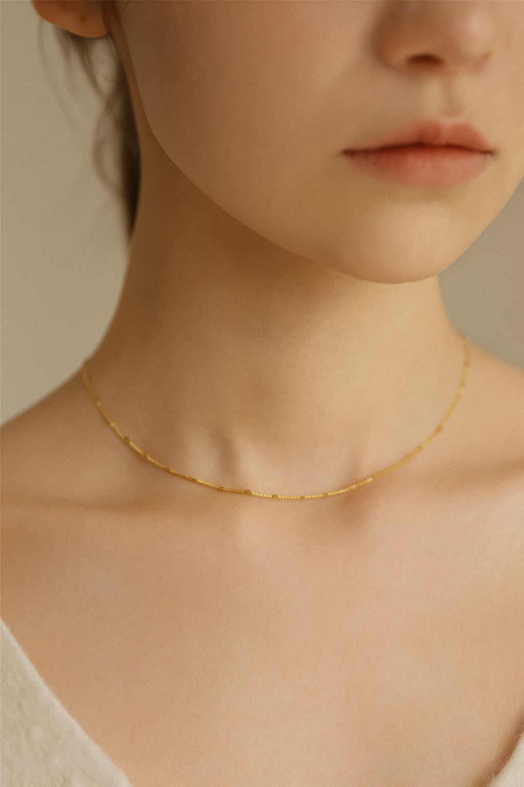 Silver Shiny Link Necklace from Gembee Jewellery