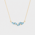Natural Marquise Topaz Wisteria Necklace