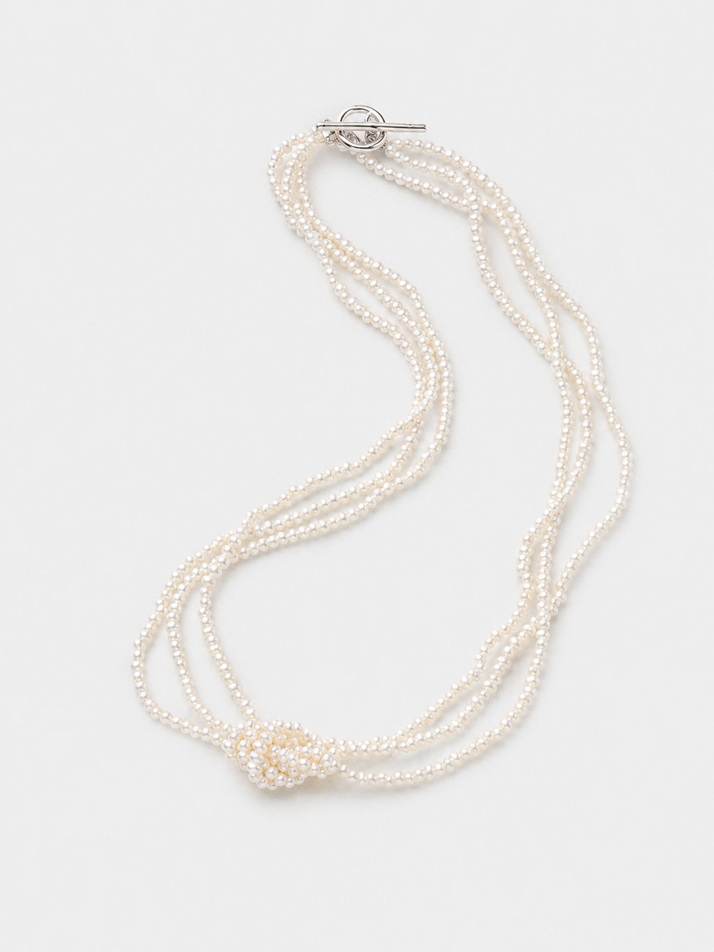 Seed Pearl Multi Strand Necklace