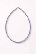Tanzanite Beaded Chocker Necklace – December Birthstone
