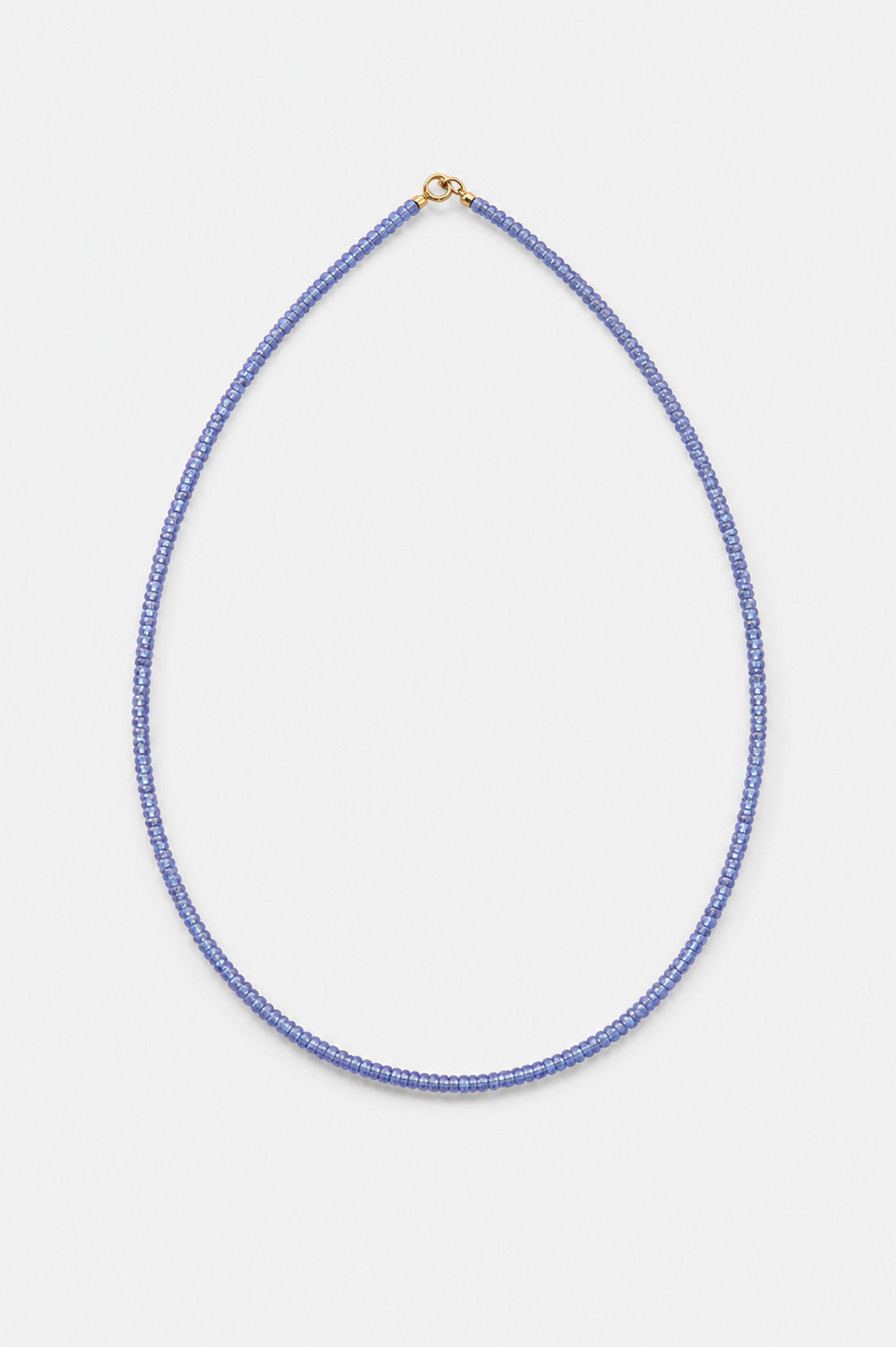 Tanzanite Beaded Chocker Necklace – December Birthstone