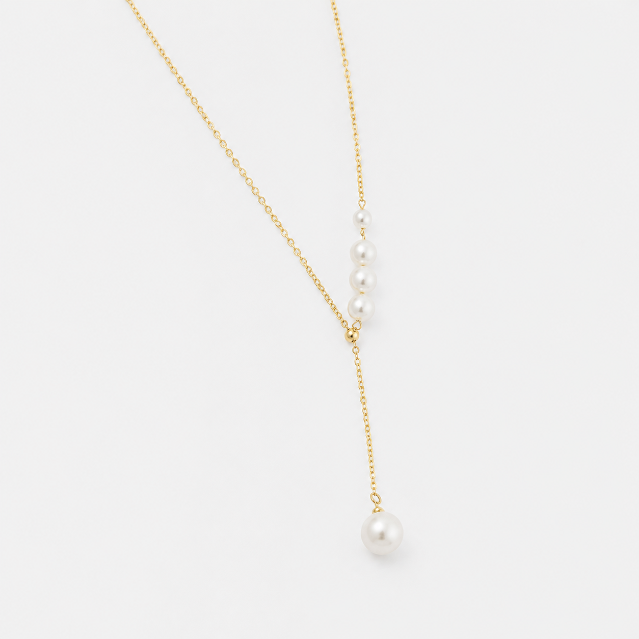 Freshwater Pearl Lariat Necklace