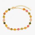 Tourmaline Bracelet – Gold Plated on Sterling Silver
